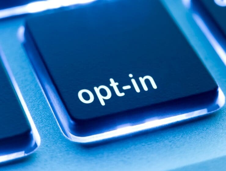 opt in button
